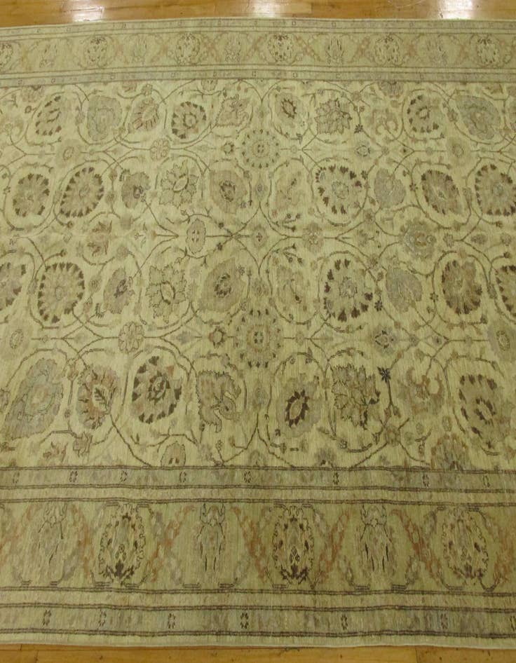 Detail image of  8' 3 x 32' 9  Hand Knotted Peshawar Ziegler Oriental Runner Rug