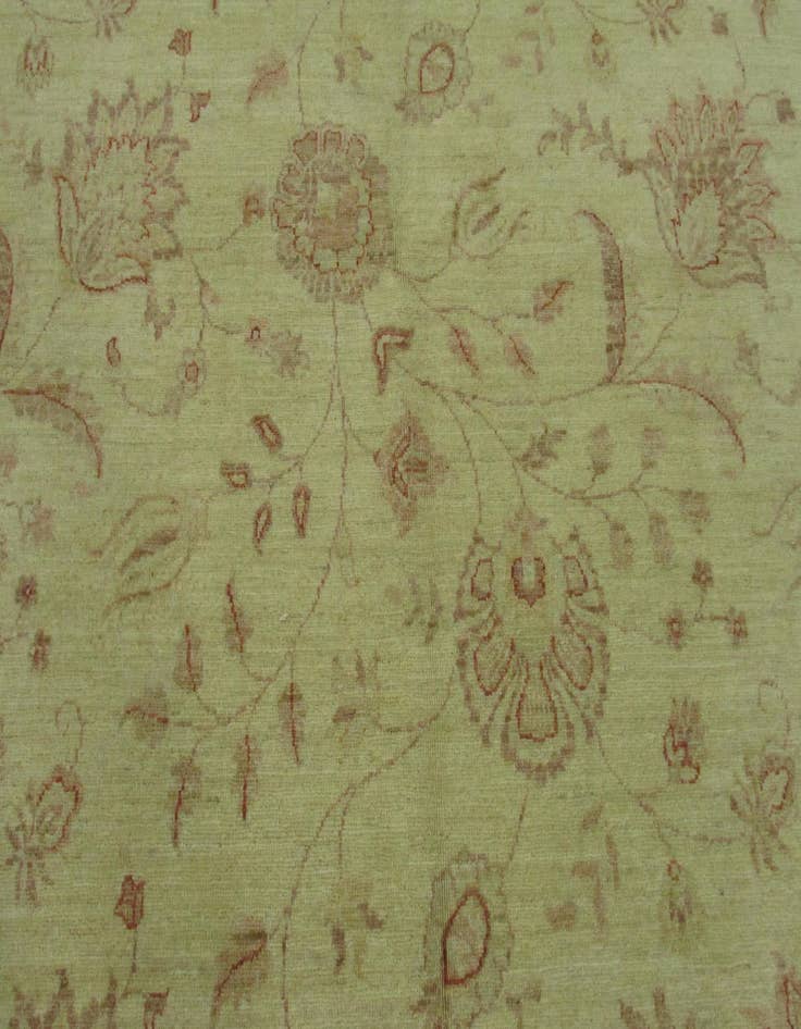 Detail image of  7' 4 x 21' 7  Hand Knotted Peshawar Ziegler Oriental Runner Rug