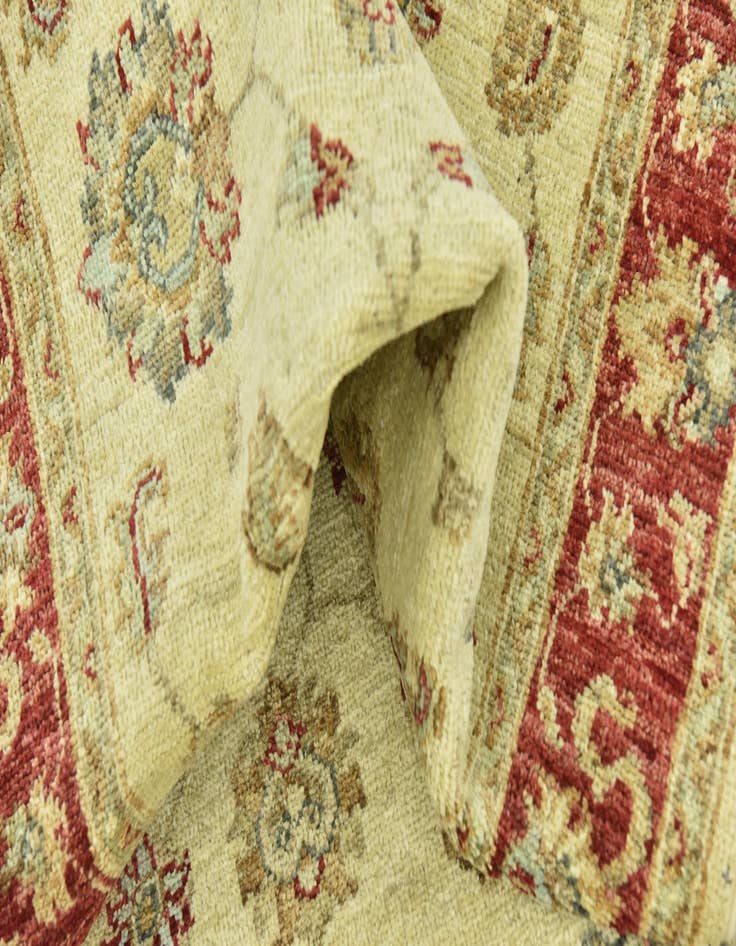 Detail image of  2' 6 x 9' 7  Hand Knotted Peshawar Ziegler Runner Rug