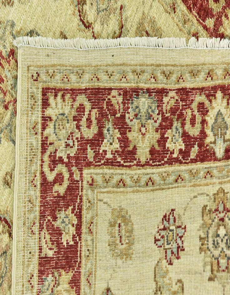 Detail image of  2' 6 x 9' 7  Hand Knotted Peshawar Ziegler Runner Rug