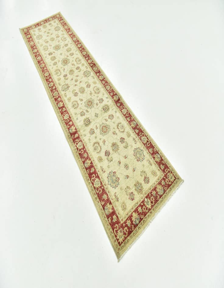 Detail image of  2' 6 x 9' 7  Hand Knotted Peshawar Ziegler Runner Rug