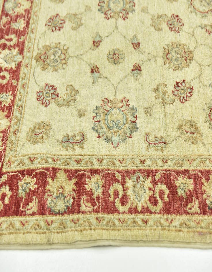 Detail image of  2' 6 x 9' 7  Hand Knotted Peshawar Ziegler Runner Rug