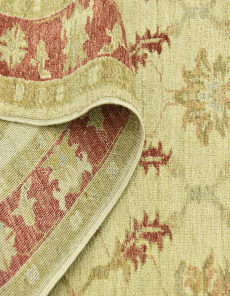 Detail image of  2' 8 x 9' 10  Hand Knotted Peshawar Ziegler Runner Rug