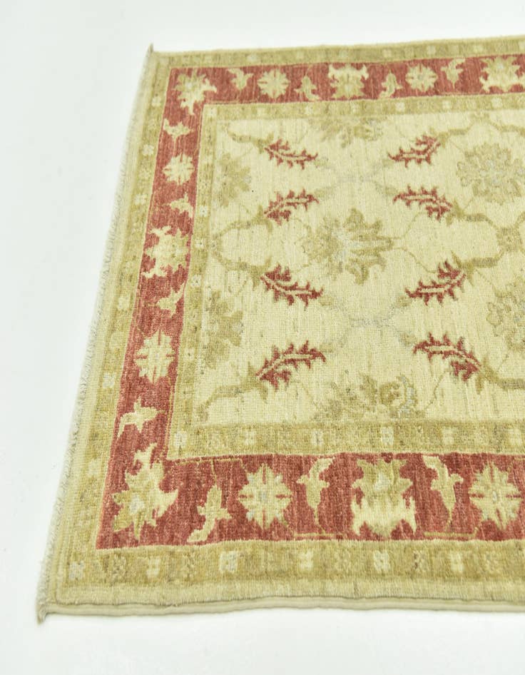 Detail image of  2' 8 x 9' 10  Hand Knotted Peshawar Ziegler Runner Rug