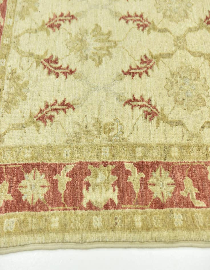 Detail image of  2' 8 x 9' 10  Hand Knotted Peshawar Ziegler Runner Rug