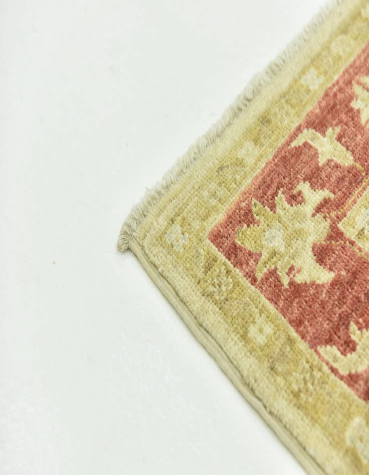 Detail image of  2' 8 x 9' 10  Hand Knotted Peshawar Ziegler Runner Rug