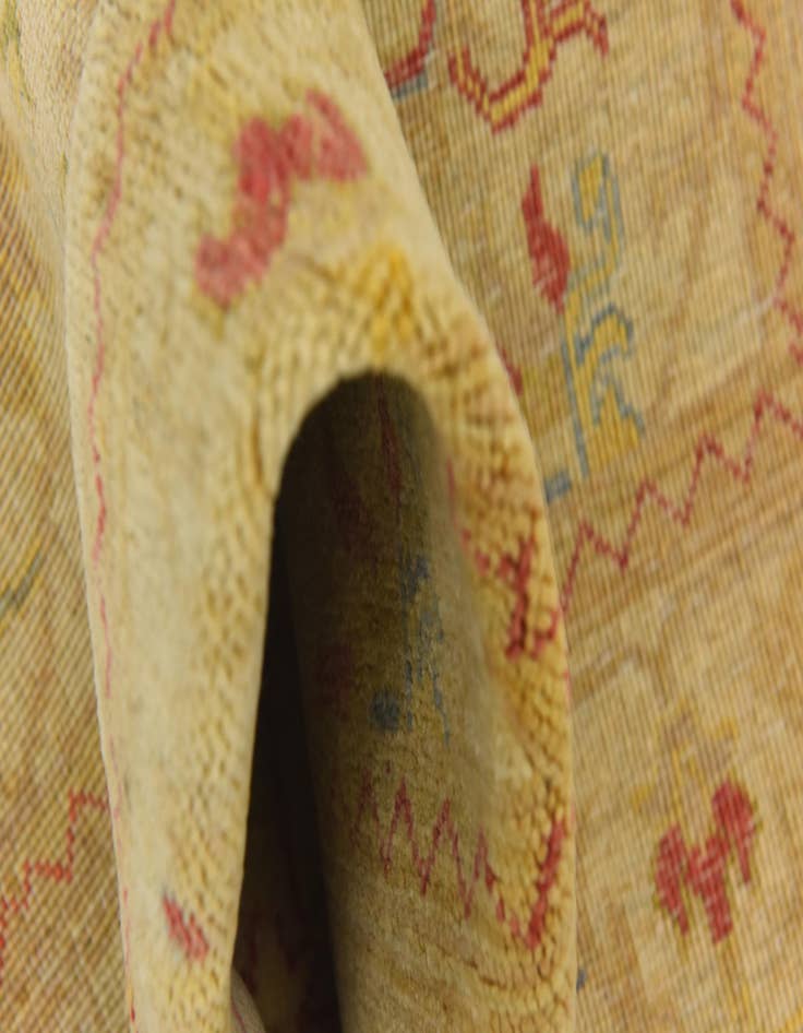 Detail image of  2' 7 x 10' 4  Hand Knotted Peshawar Ziegler Runner Rug