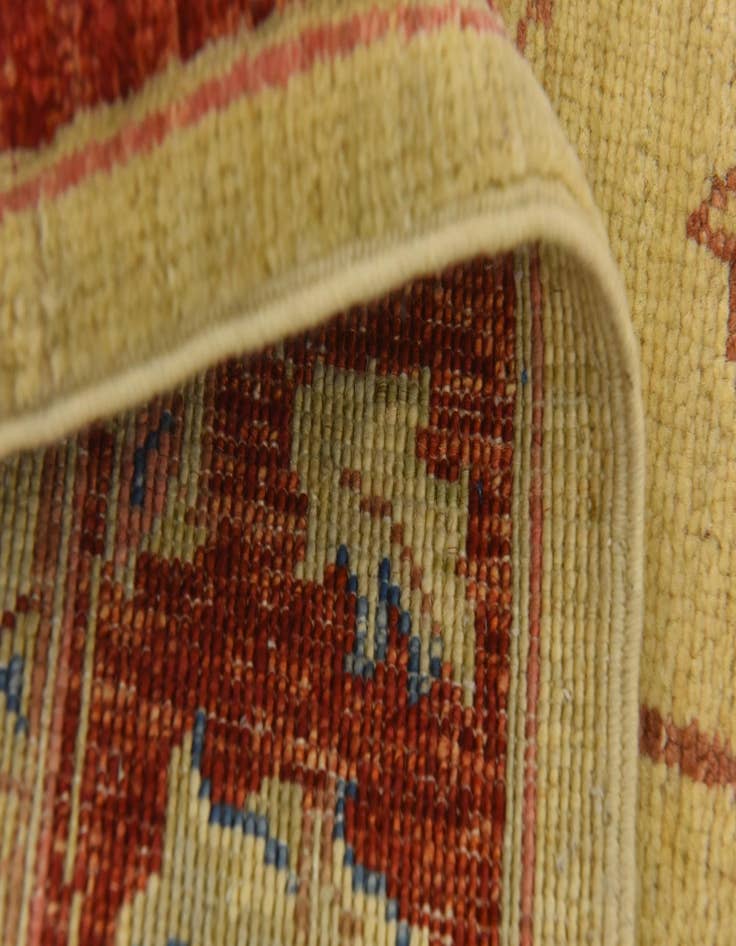 Detail image of  2' 8 x 9' 8  Hand Knotted Peshawar Ziegler Runner Rug