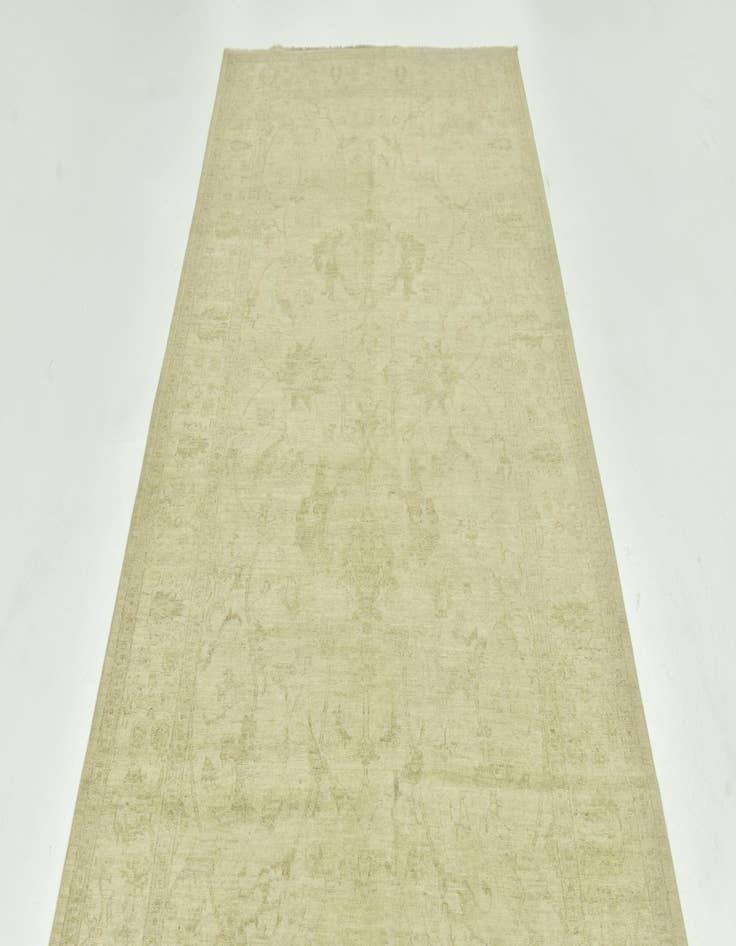 Detail image of  4' 9 x 14' 10  Hand Knotted Peshawar Ziegler Runner Rug