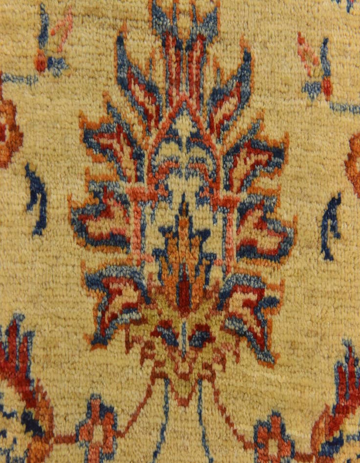 Detail image of  2' 6 x 8' 7  Hand Knotted Peshawar Ziegler Runner Rug