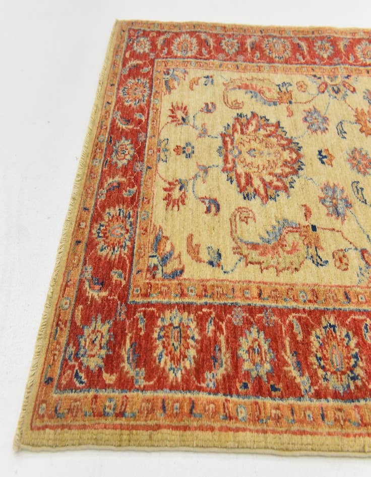 Detail image of  2' 6 x 8' 7  Hand Knotted Peshawar Ziegler Runner Rug