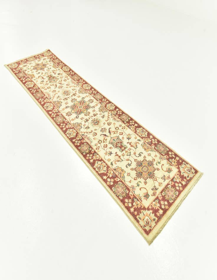 Detail image of  2' 7 x 9' 7  Hand Knotted Peshawar Ziegler Runner Rug