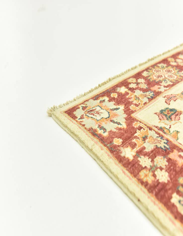 Detail image of  2' 7 x 9' 7  Hand Knotted Peshawar Ziegler Runner Rug