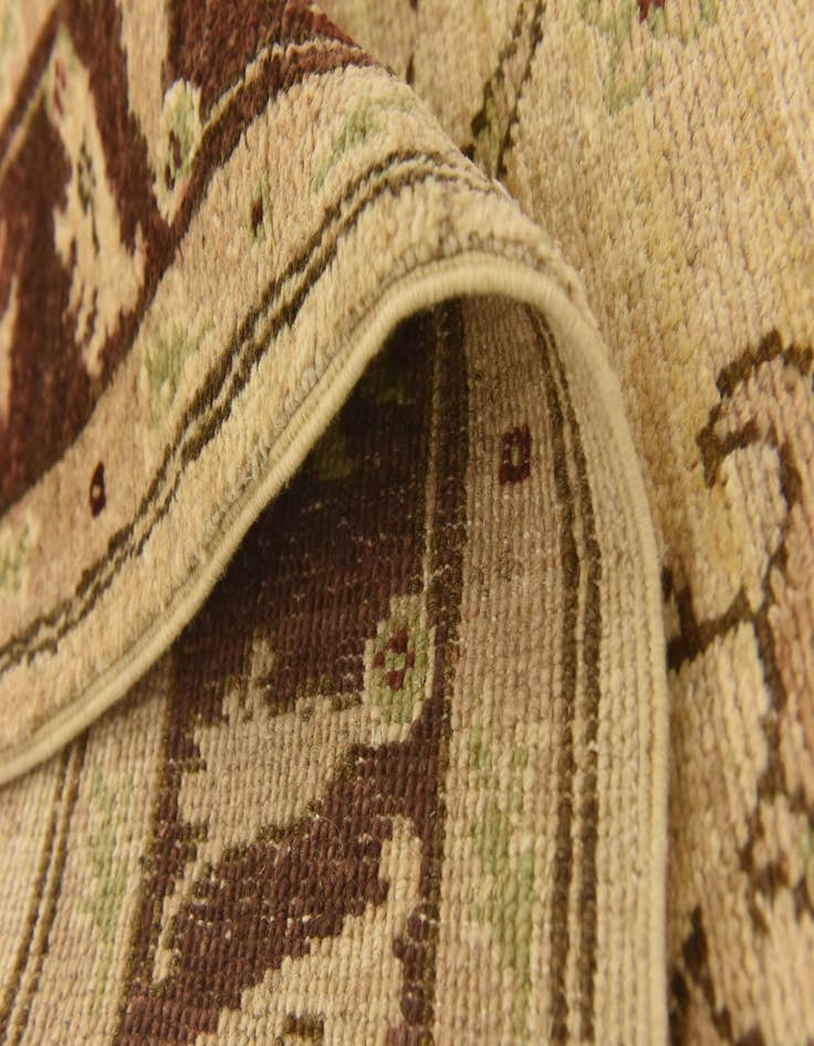 Detail image of  3' 10 x 19' 5  Hand Knotted Peshawar Ziegler Runner Rug