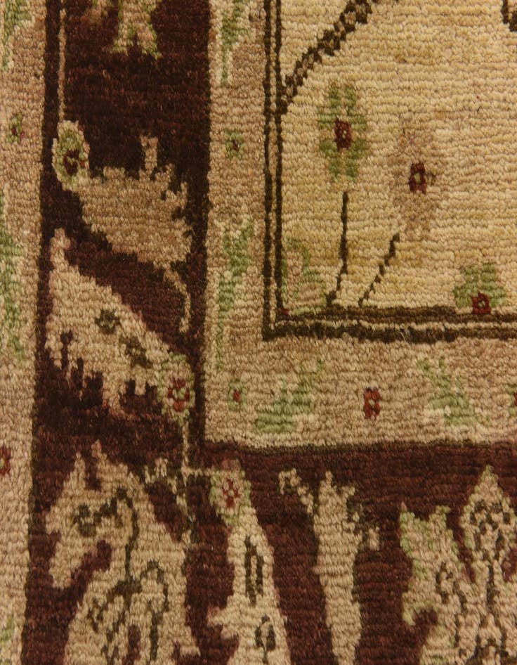 Detail image of  3' 10 x 19' 5  Hand Knotted Peshawar Ziegler Runner Rug