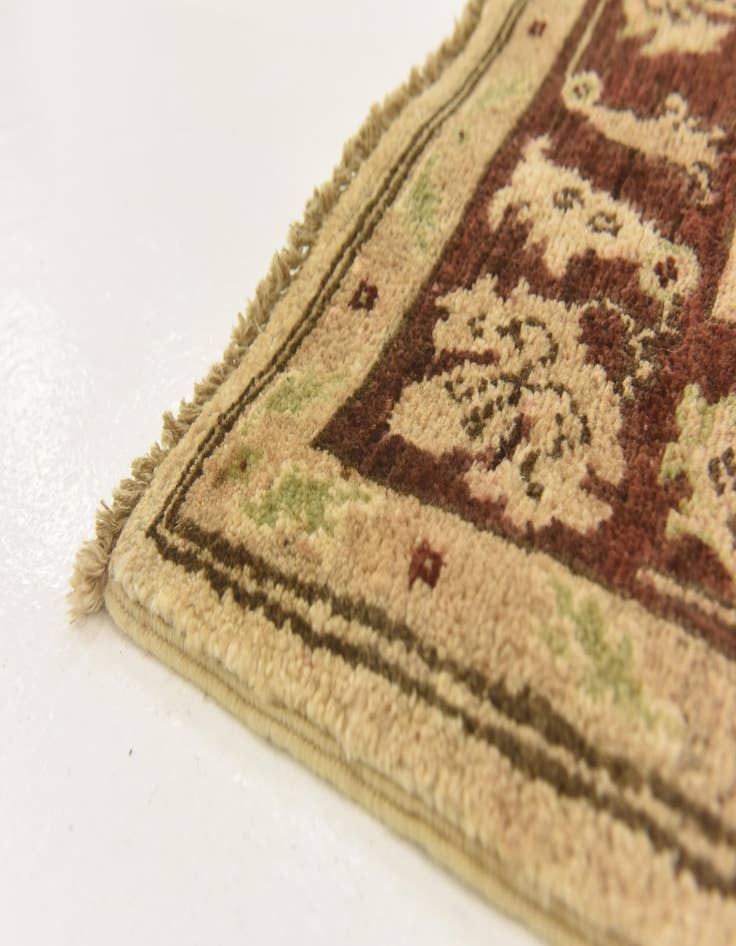 Detail image of  3' 10 x 19' 5  Hand Knotted Peshawar Ziegler Runner Rug