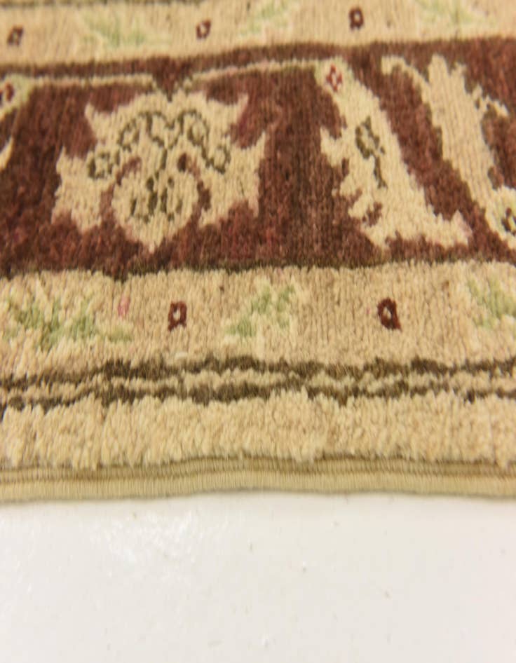 Detail image of  3' 10 x 19' 5  Hand Knotted Peshawar Ziegler Runner Rug