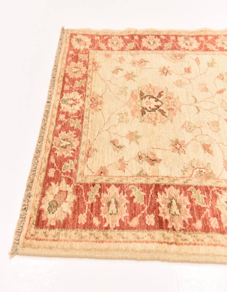 Detail image of  2' 8 x 9' 8  Hand Knotted Peshawar Ziegler Runner Rug