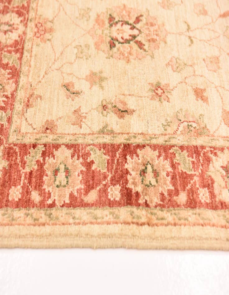 Detail image of  2' 8 x 9' 8  Hand Knotted Peshawar Ziegler Runner Rug