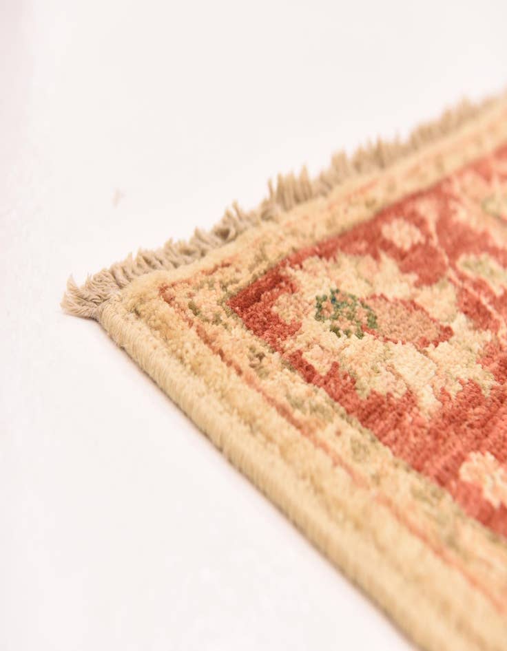 Detail image of  2' 8 x 9' 8  Hand Knotted Peshawar Ziegler Runner Rug