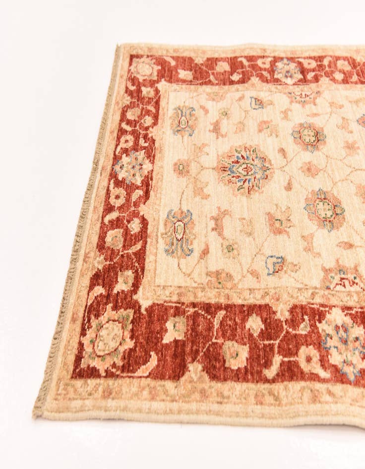 Detail image of  2' 9 x 10' 1  Hand Knotted Peshawar Ziegler Runner Rug