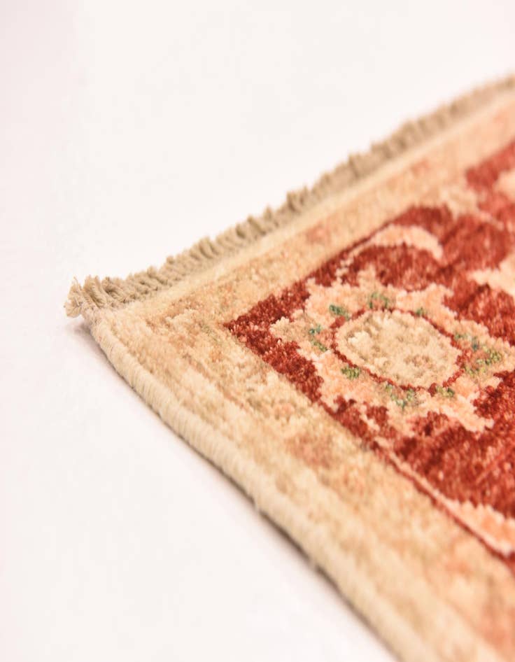 Detail image of  2' 9 x 10' 1  Hand Knotted Peshawar Ziegler Runner Rug