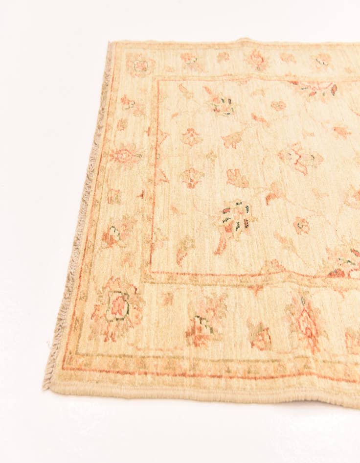 Detail image of  2' 9 x 9' 9  Hand Knotted Peshawar Ziegler Runner Rug