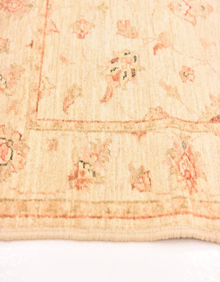 Detail image of  2' 9 x 9' 9  Hand Knotted Peshawar Ziegler Runner Rug