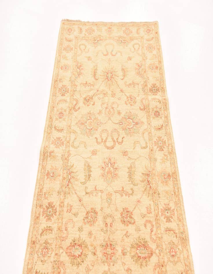 Detail image of  2' 11 x 10' 2  Hand Knotted Peshawar Ziegler Runner Rug