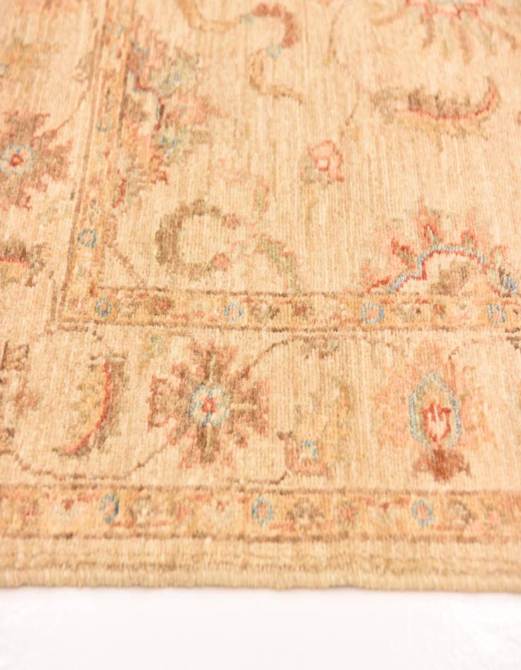 Detail image of  2' 11 x 10' 2  Hand Knotted Peshawar Ziegler Runner Rug