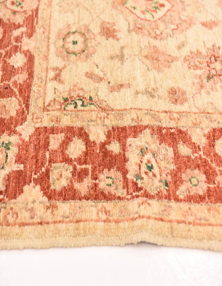 Detail image of  2' 9 x 9' 8  Hand Knotted Peshawar Ziegler Runner Rug