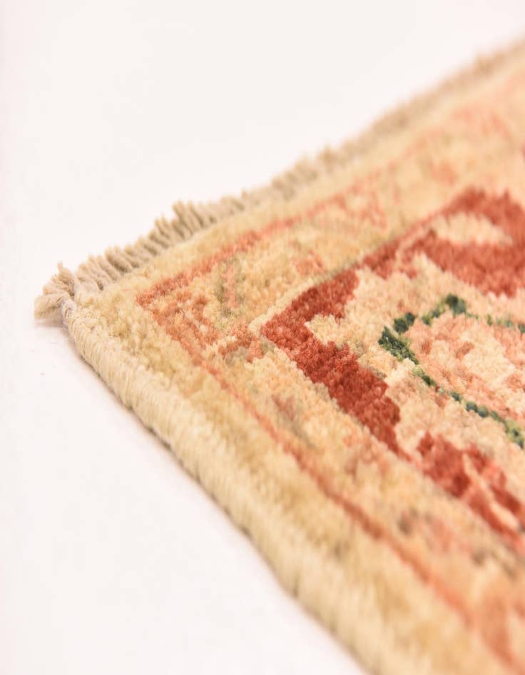 Detail image of  2' 9 x 9' 8  Hand Knotted Peshawar Ziegler Runner Rug