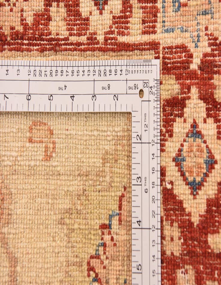 Detail image of  2' 9 x 9' 8  Hand Knotted Peshawar Ziegler Runner Rug