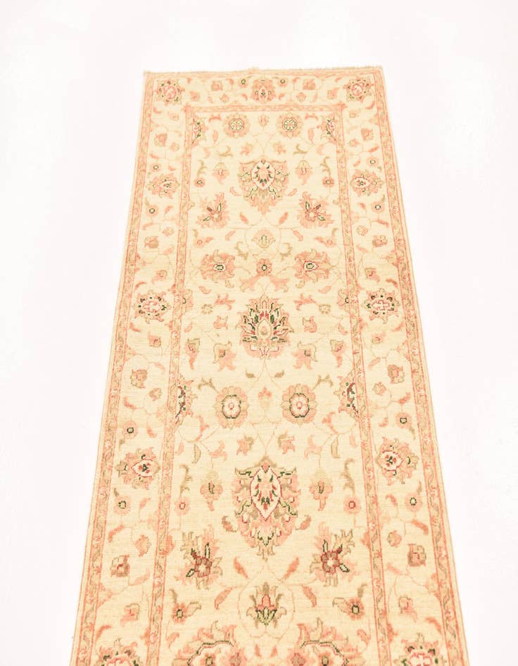 Detail image of  2' 10 x 9' 9  Hand Knotted Peshawar Ziegler Runner Rug