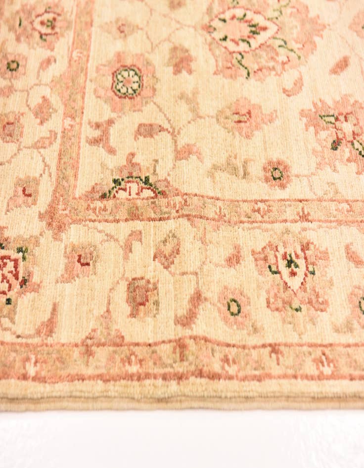 Detail image of  2' 10 x 9' 9  Hand Knotted Peshawar Ziegler Runner Rug