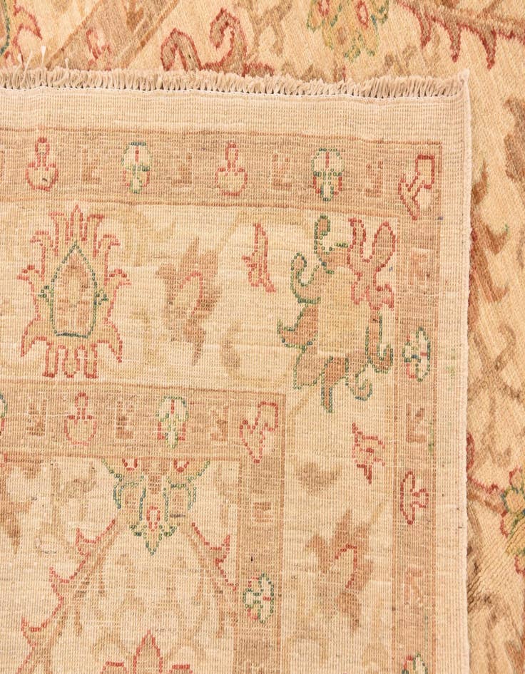 Detail image of  5' x 9' 6  Hand Knotted Peshawar Ziegler Runner Rug