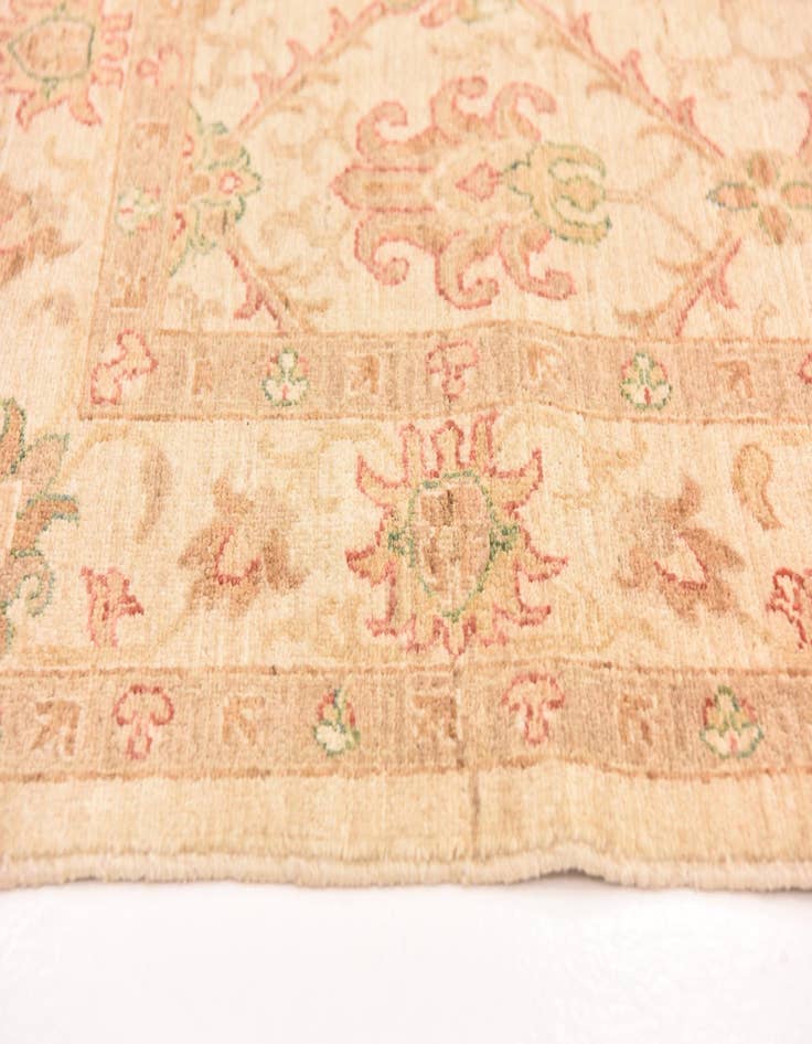 Detail image of  5' x 9' 6  Hand Knotted Peshawar Ziegler Runner Rug