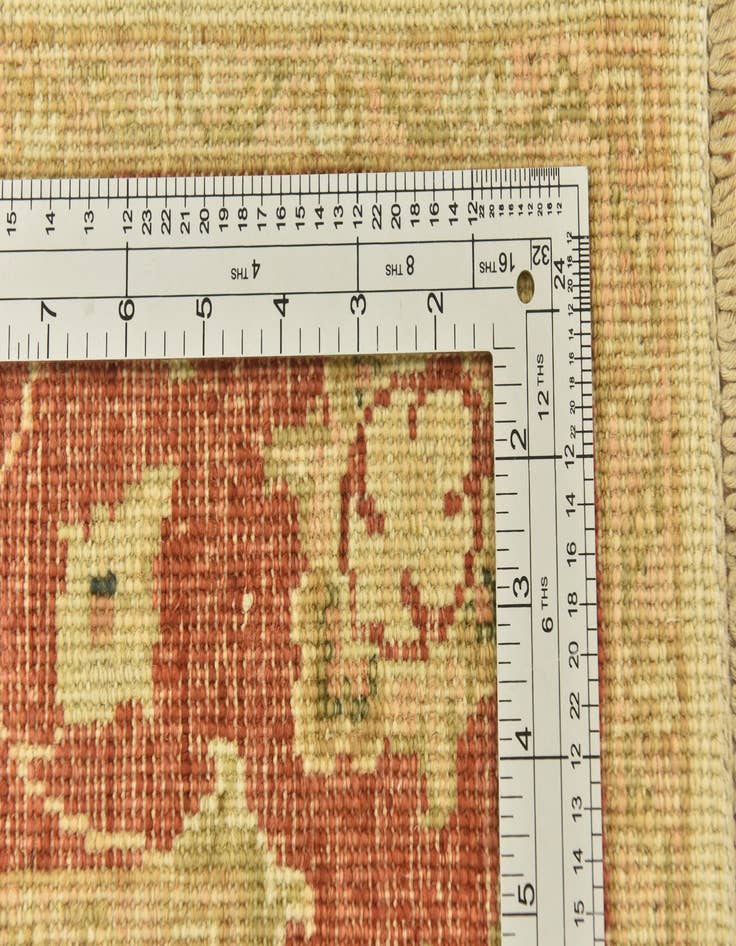 Detail image of  2' 9 x 9' 9  Hand Knotted Peshawar Ziegler Runner Rug