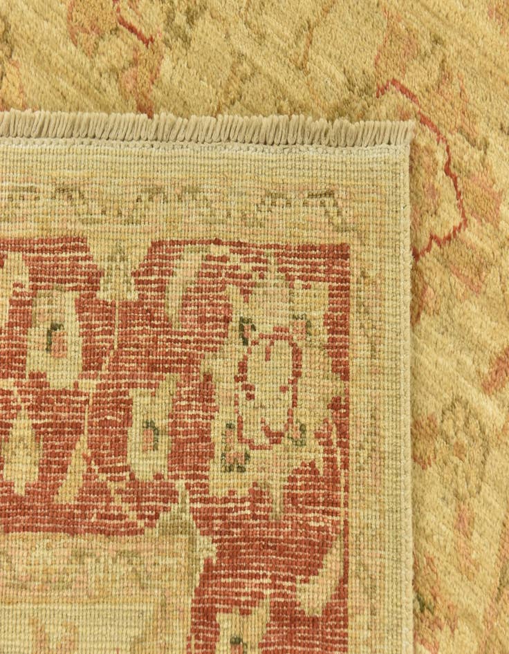 Detail image of  2' 9 x 9' 9  Hand Knotted Peshawar Ziegler Runner Rug