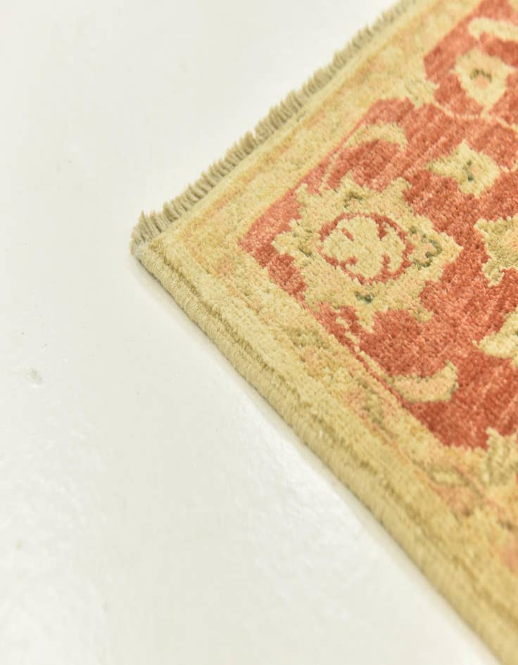 Detail image of  2' 9 x 9' 9  Hand Knotted Peshawar Ziegler Runner Rug