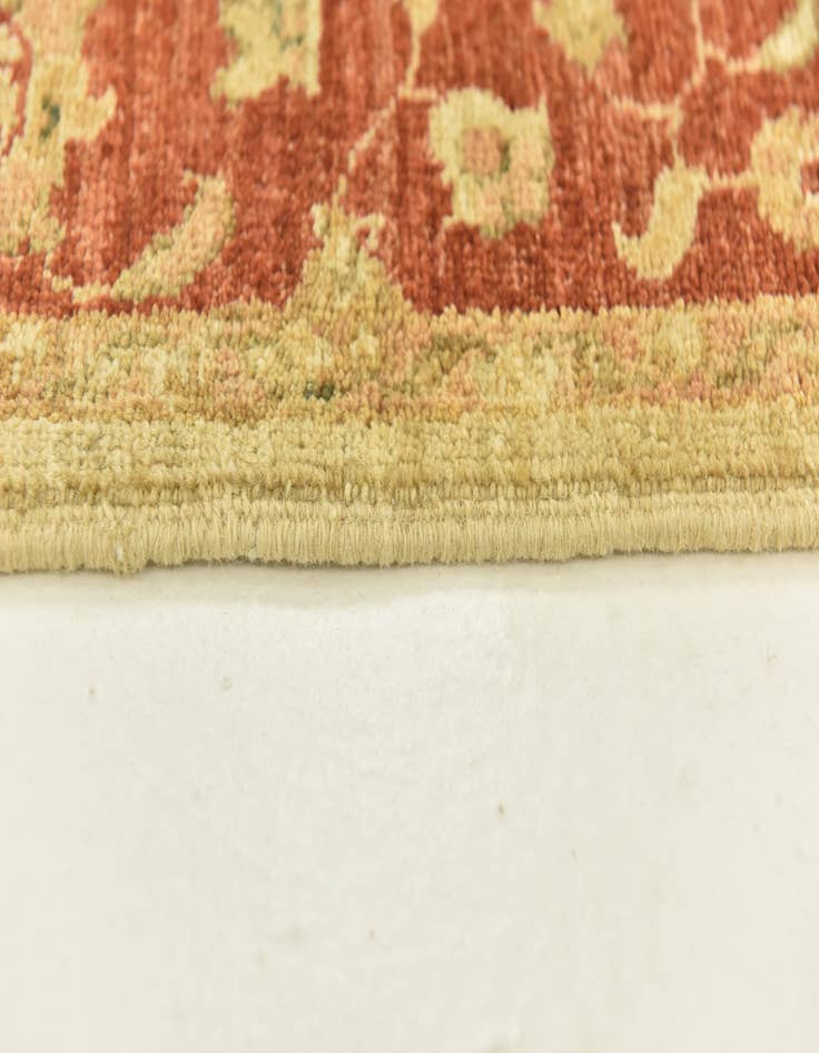 Detail image of  2' 9 x 9' 9  Hand Knotted Peshawar Ziegler Runner Rug