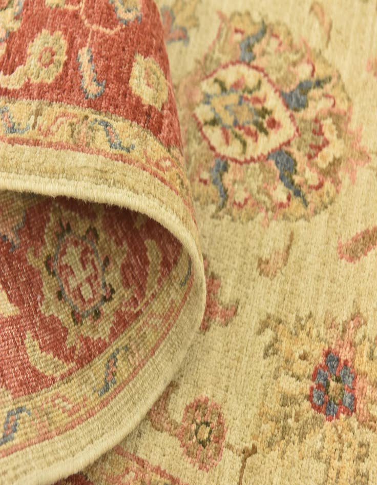 Detail image of 2' 9 x 9' 8 Hand Knotted Peshawar Ziegler Runner Rug