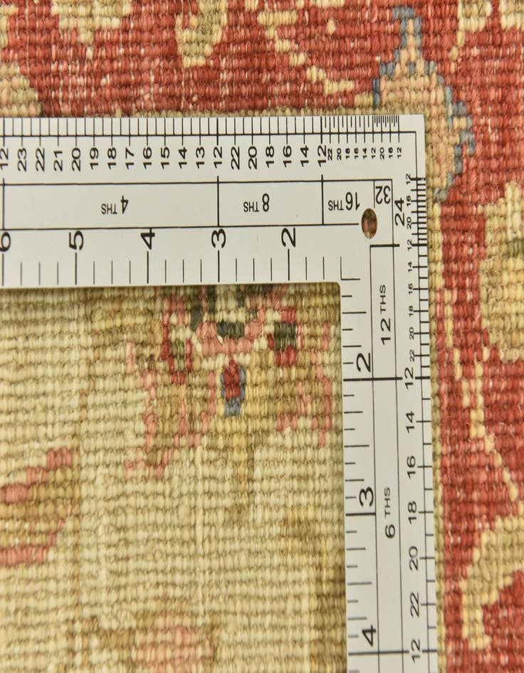Detail image of 2' 9 x 9' 8 Hand Knotted Peshawar Ziegler Runner Rug