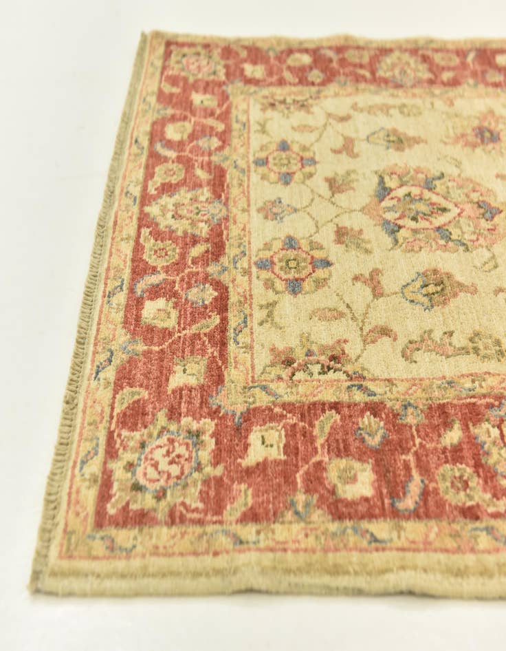 Detail image of 2' 9 x 9' 8 Hand Knotted Peshawar Ziegler Runner Rug