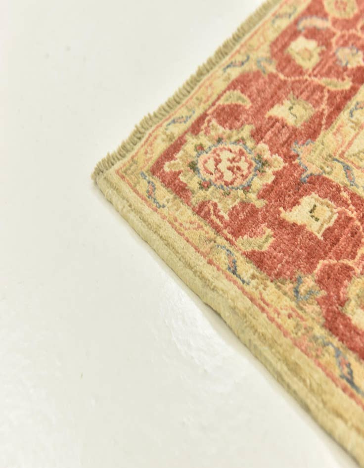 Detail image of 2' 9 x 9' 8 Hand Knotted Peshawar Ziegler Runner Rug
