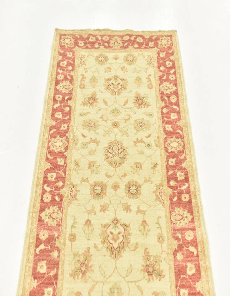 Detail image of  2' 9 x 10'  Hand Knotted Peshawar Ziegler Runner Rug