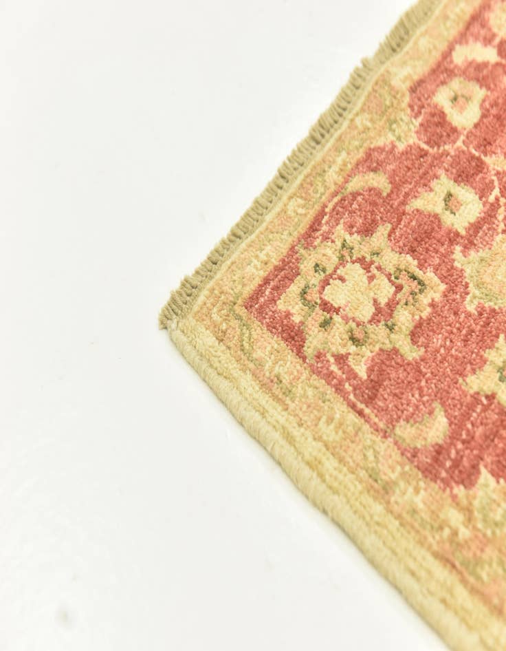 Detail image of  2' 9 x 10'  Hand Knotted Peshawar Ziegler Runner Rug