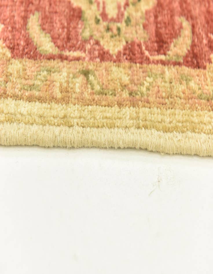 Detail image of  2' 9 x 10'  Hand Knotted Peshawar Ziegler Runner Rug