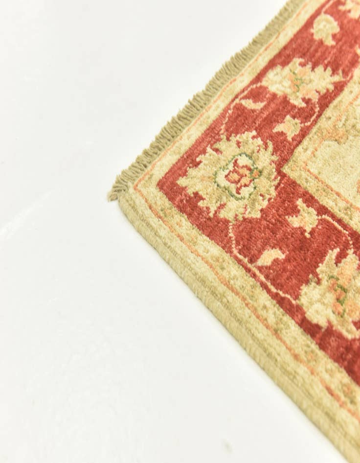 Detail image of  2' 8 x 9' 3  Hand Knotted Peshawar Ziegler Runner Rug