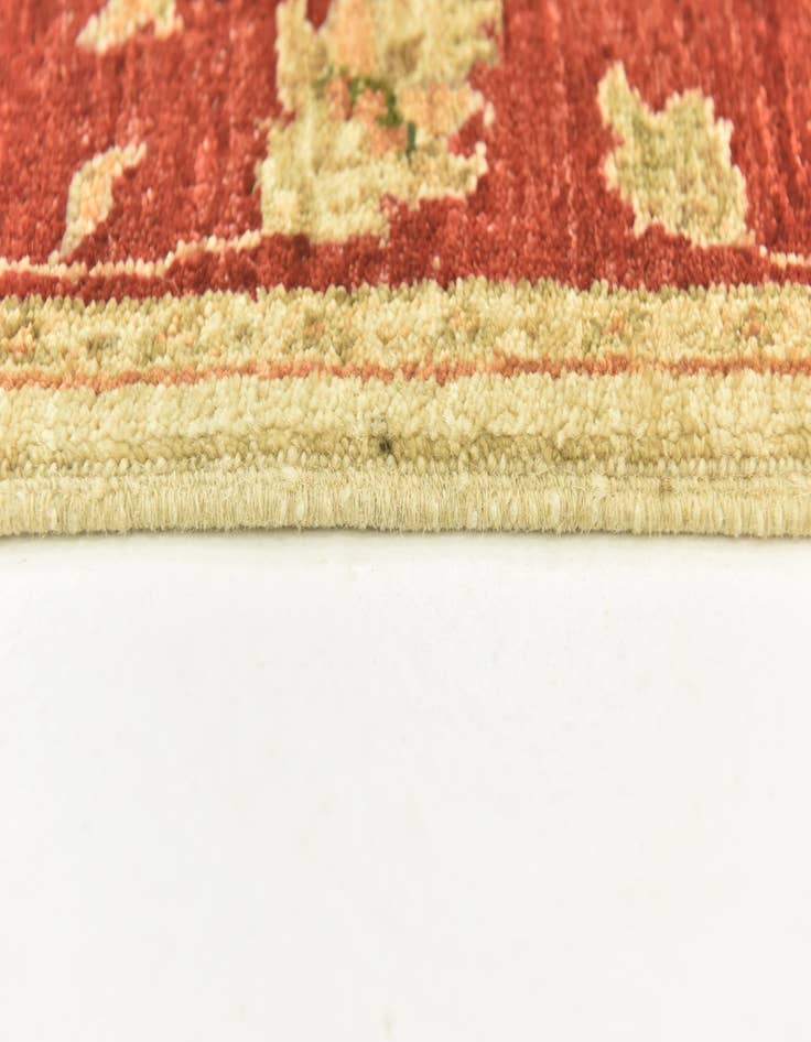 Detail image of  2' 8 x 9' 3  Hand Knotted Peshawar Ziegler Runner Rug
